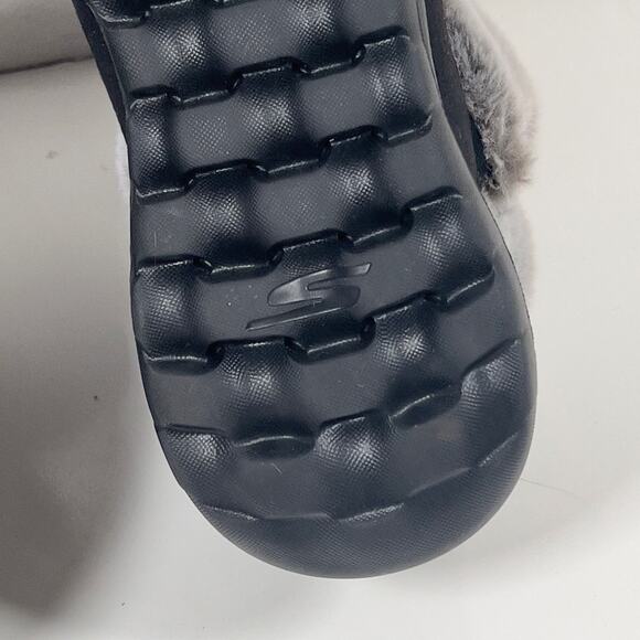 Skechers On the Go Joy Gen 5 GOGA Mat Air Cooled Faux Fur Blk Ankle Boots Wom 10 - Picture 9 of 13